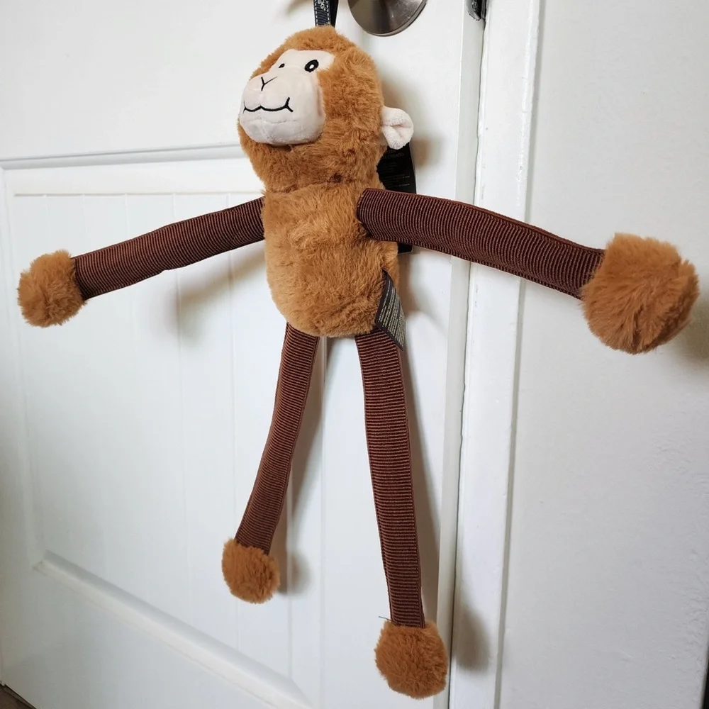 NANDOG Pet Gear MY BFF MONKEY BUNGEE DOG TOY (Brown) NWT 🐾💛
